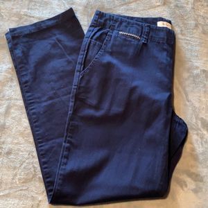 Blue Cotton Pants